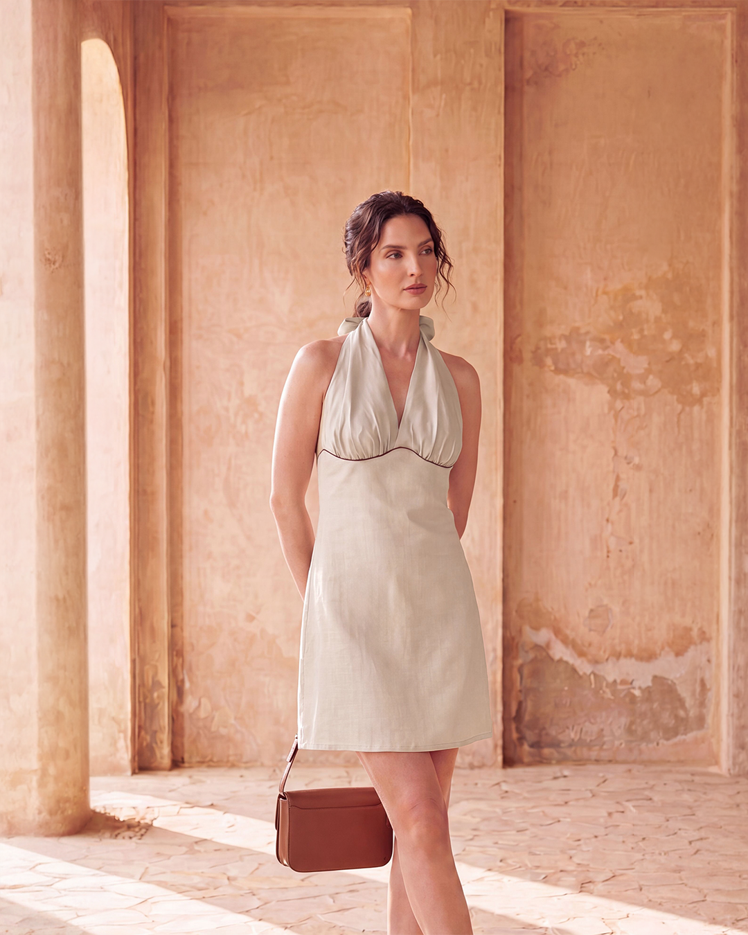 Tie-Up Dress