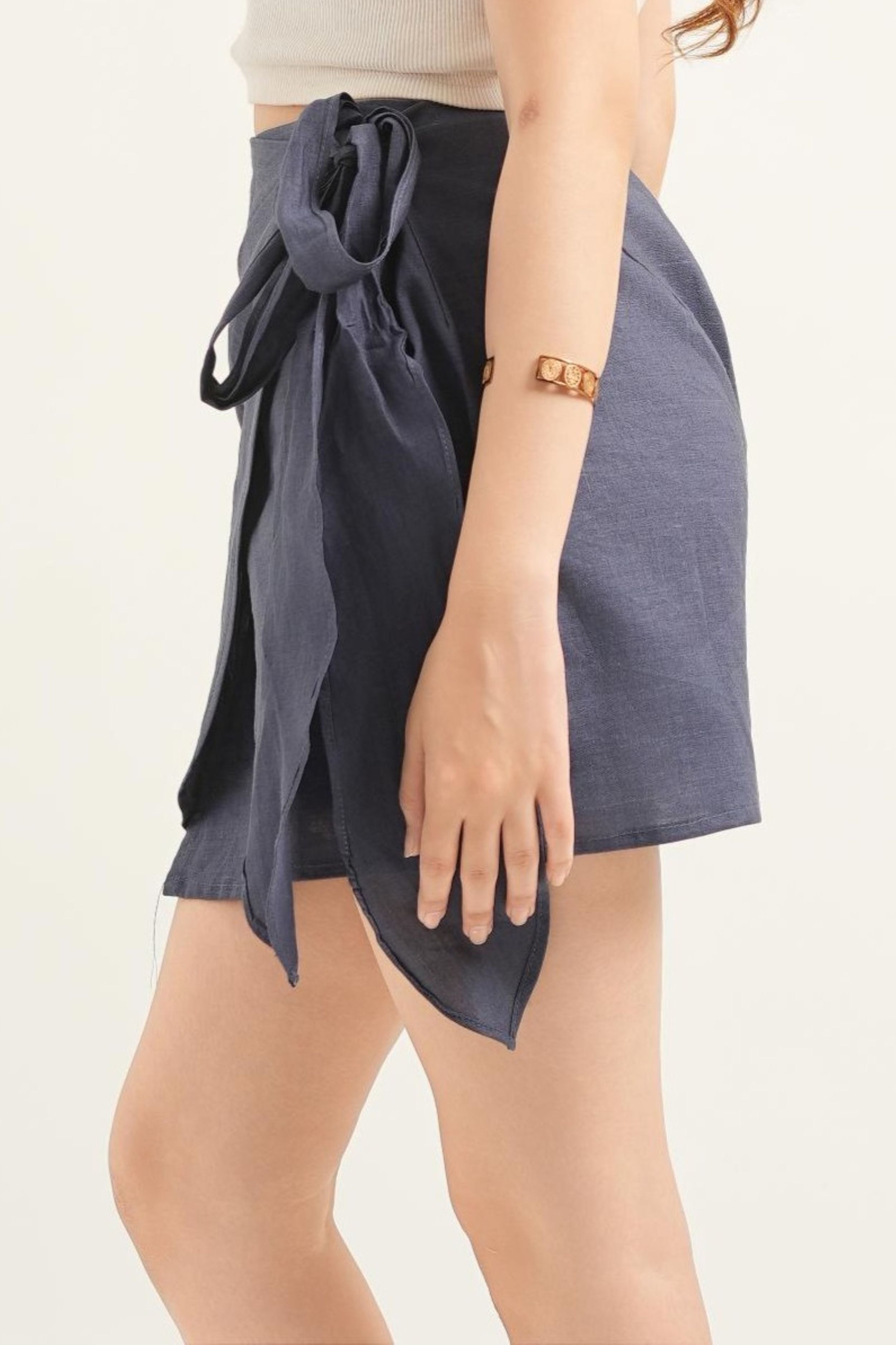 Ribbon Wrap Skirt