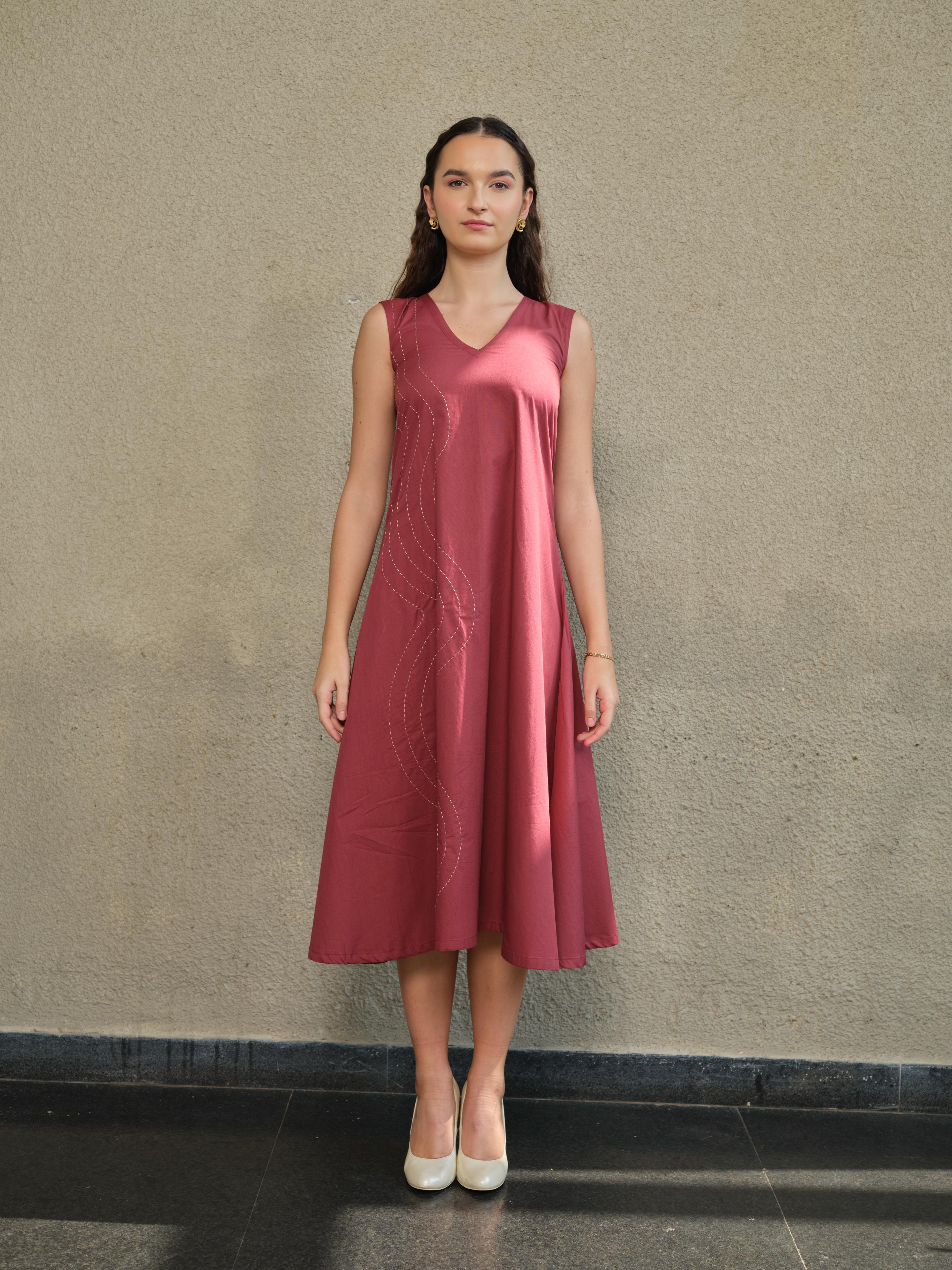 Rosso Flare Dress