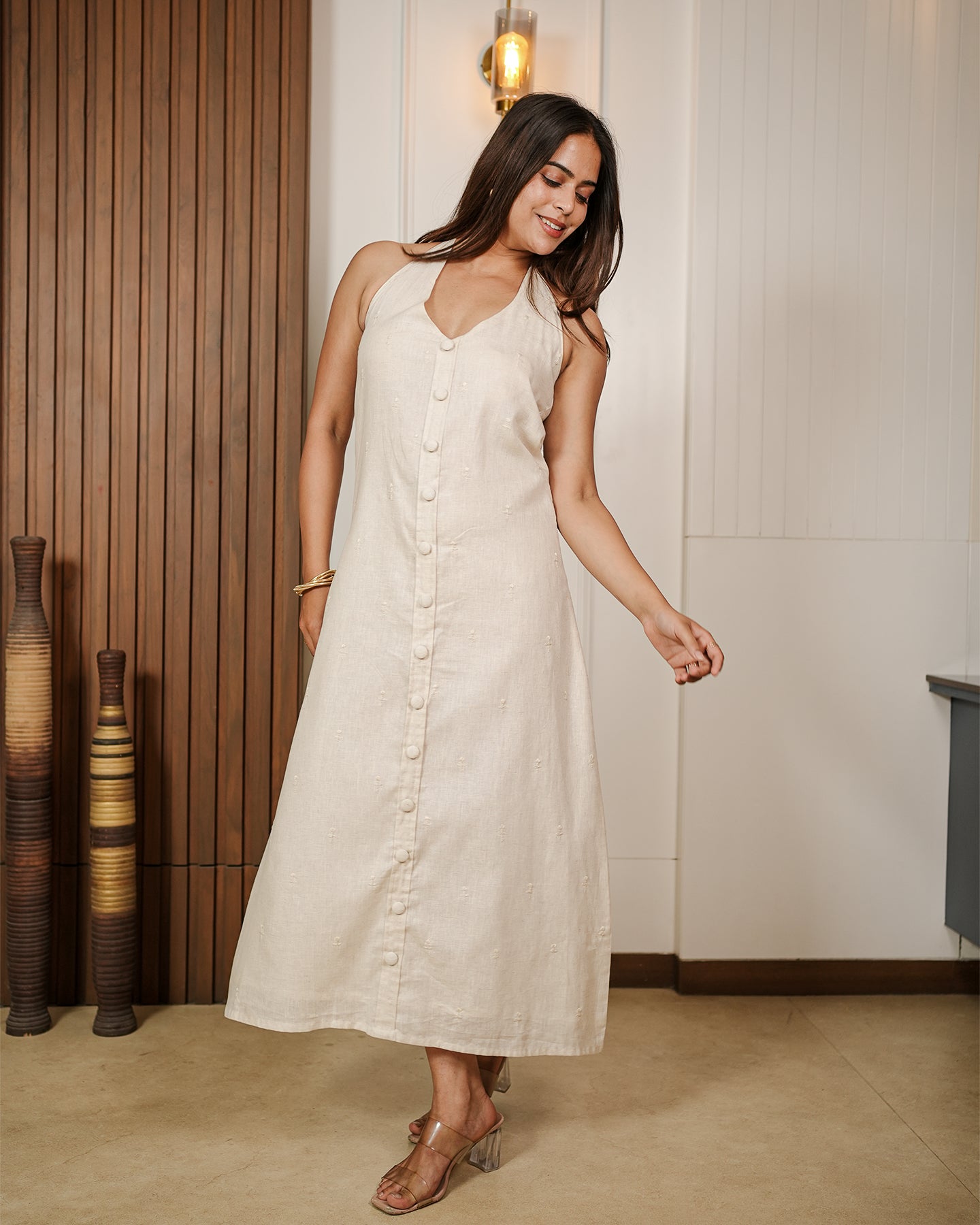 Flora Khadi Dress