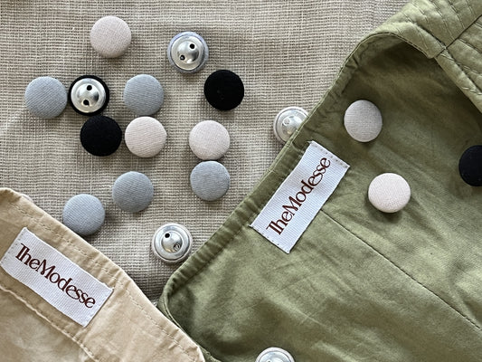 The Sustainable Switch: Why We Use Cotton Labels & Fabric Buttons