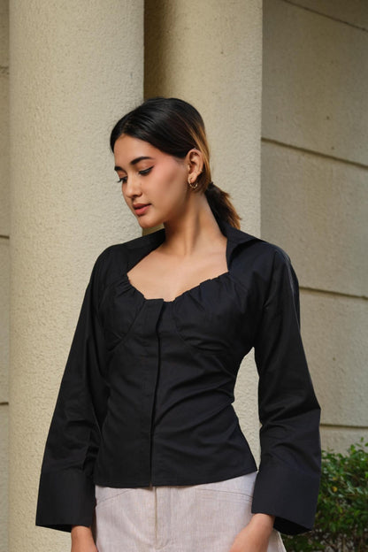 Contour Black Shirt