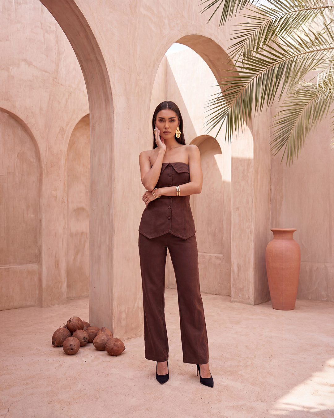 Kin Brown Set