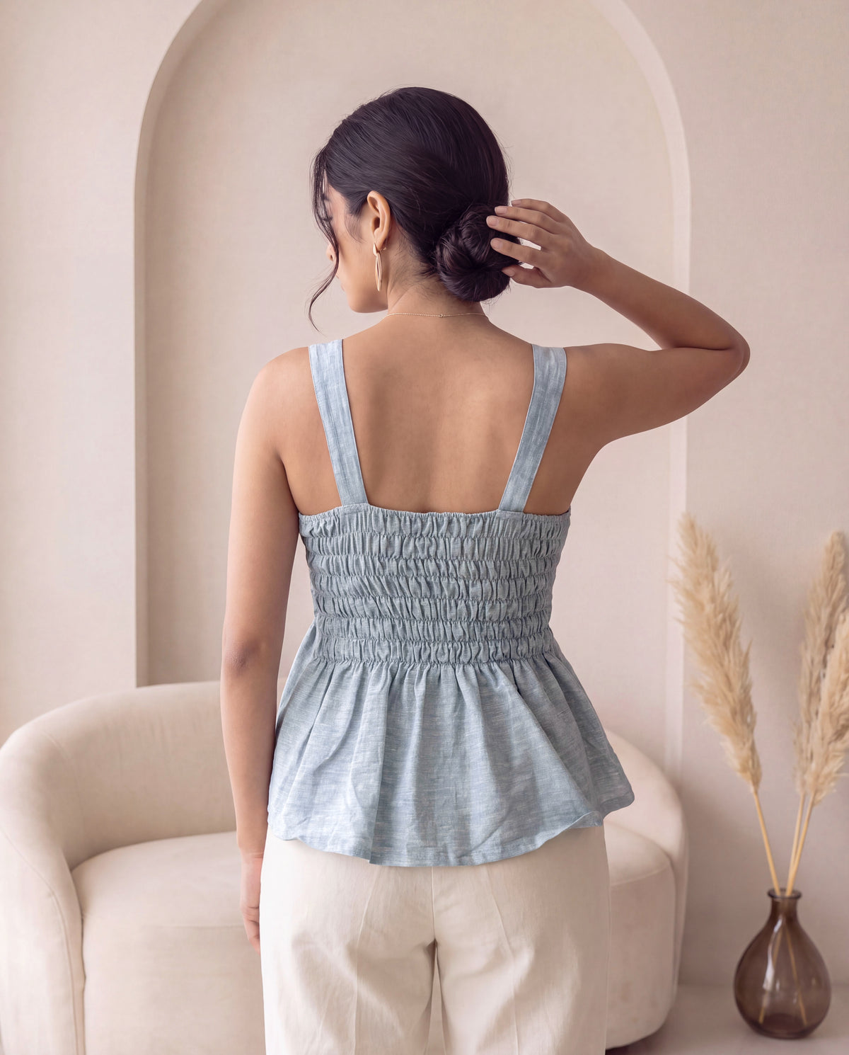 Flora Mock Top